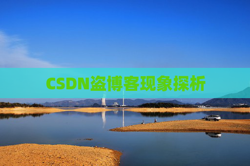 CSDN盗博客现象探析 CSDN盗博客现象探析